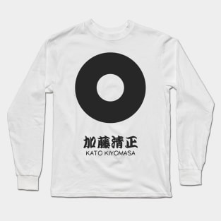 Kato Kiyomasa Crest with Name Long Sleeve T-Shirt